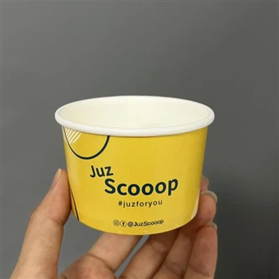 Gelato jää kerma kuppi